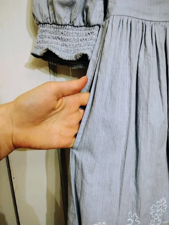 Ivy City Co Laurel Chambray Dress - Picture 6 of 7